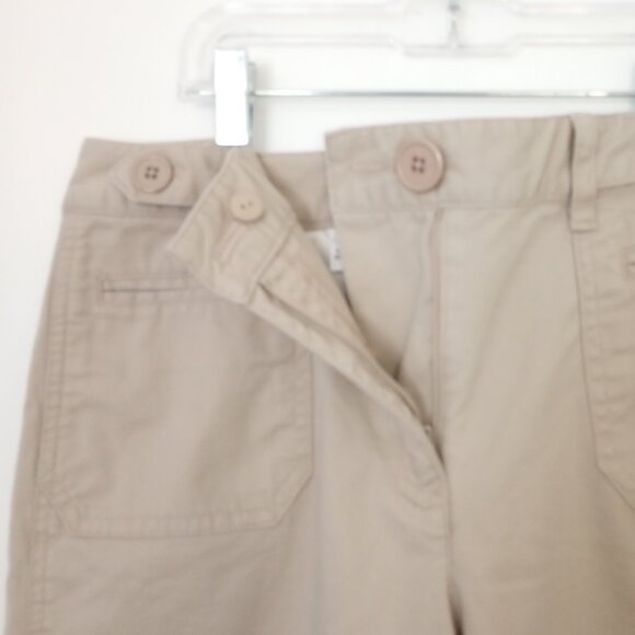 Talbots Khaki Bermuda Cargo Shorts Petite - Picture 3 of 7